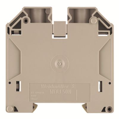 WEIDMULLER WDU 50N IR Blok zacisku przelotowego, złącze śrubowe, 50 mm², 1000 V, 150 A, liczba przyłączeń: 2 1186630000 /10szt./ (1186630000)